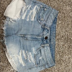 American Eagle Outfitters Light Blue Denim Shorts